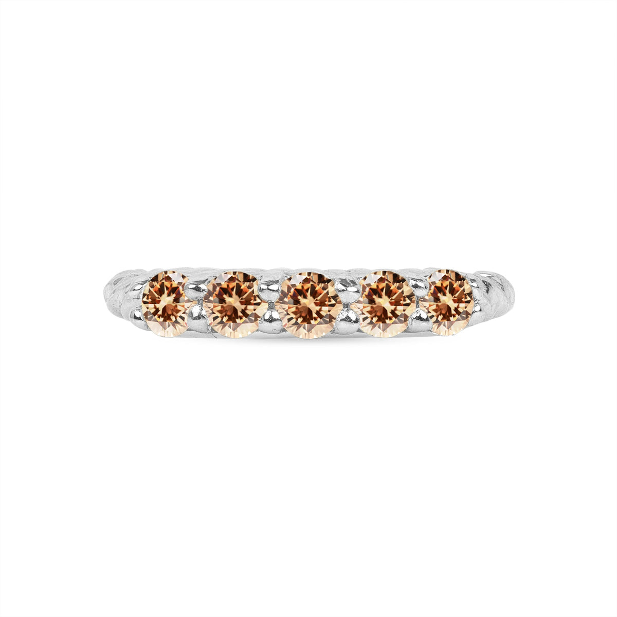 5 Prong Filigree Seamless Ring