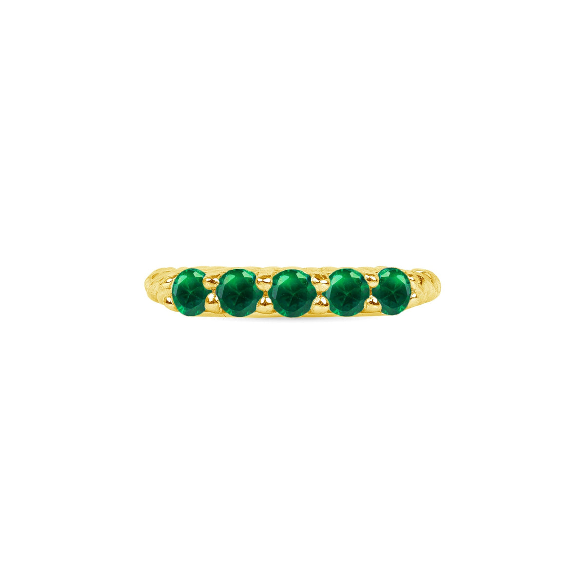 5 Prong Filigree Seamless Ring