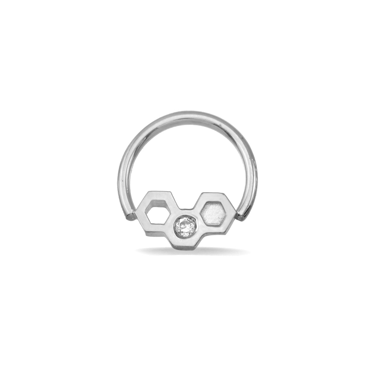 Seamless Ring with Honeycomb