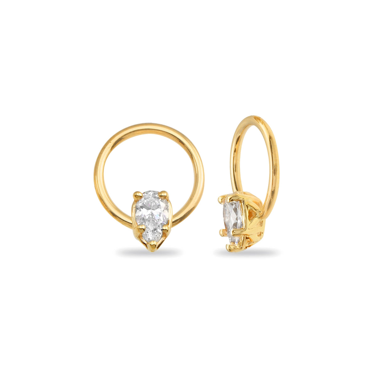 Seamless Ring With Fixed Pear