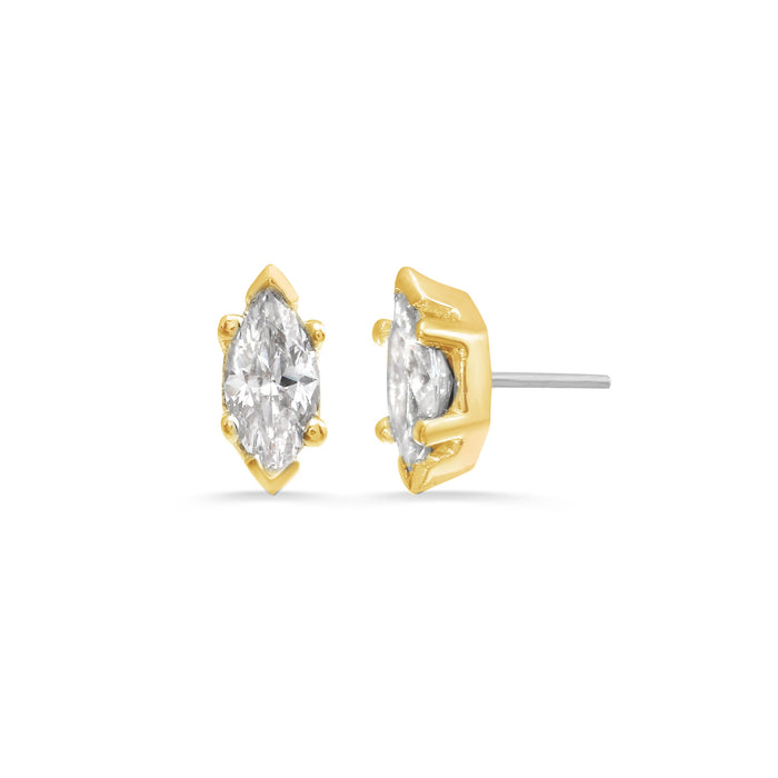 6 Prong Marquise End
