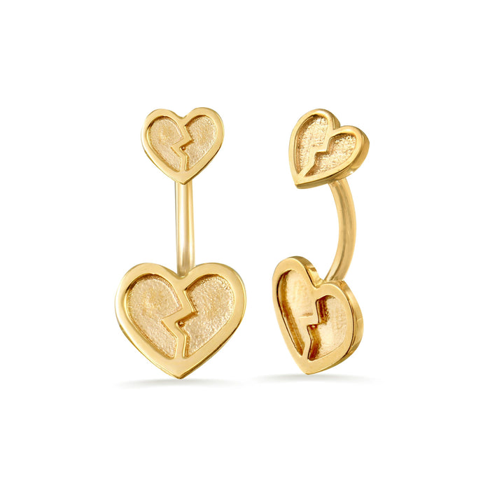 Broken Heart Curved Barbell
