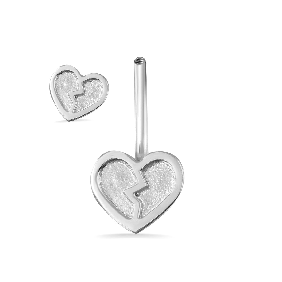 Broken Heart Curved Barbell