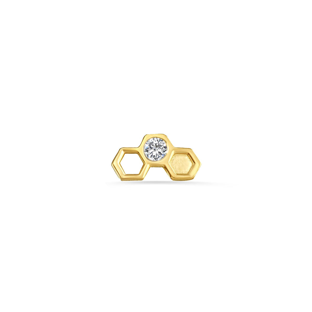 Honeycomb With Gem End