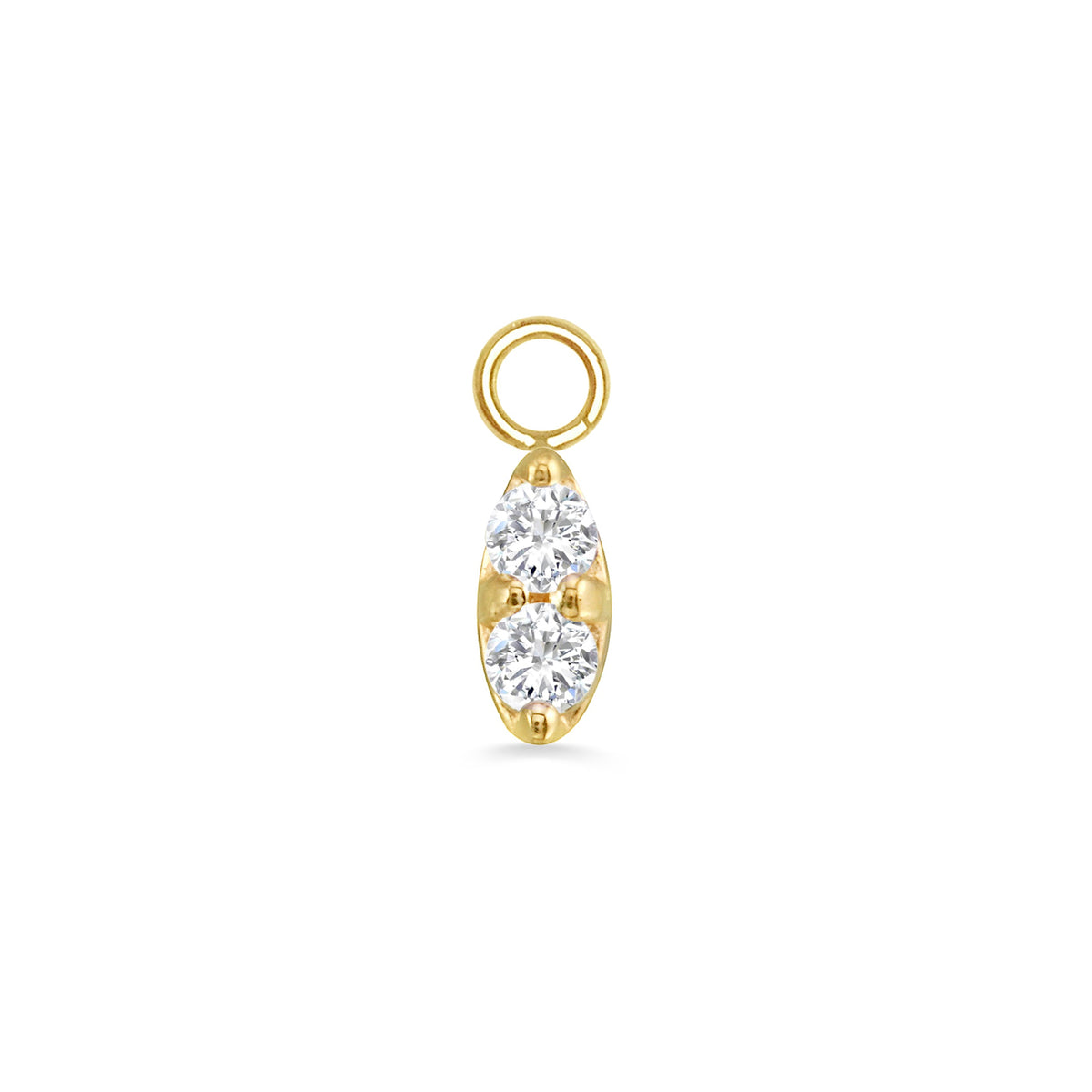 Prongset Marquise Charm