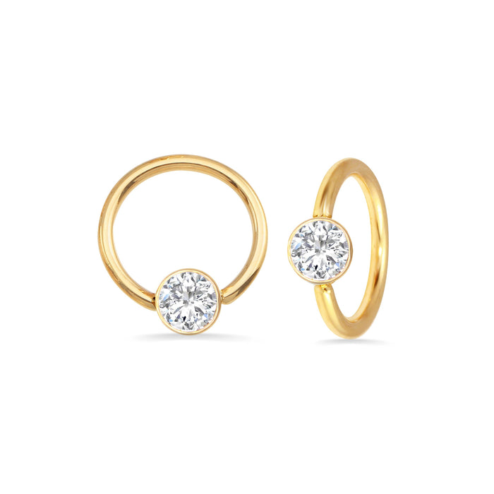 Seamless Ring With Classic Bezel