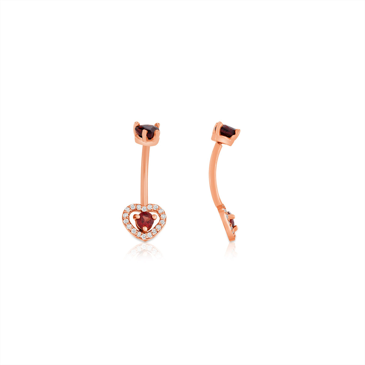 Heart Beauty Curved Barbell