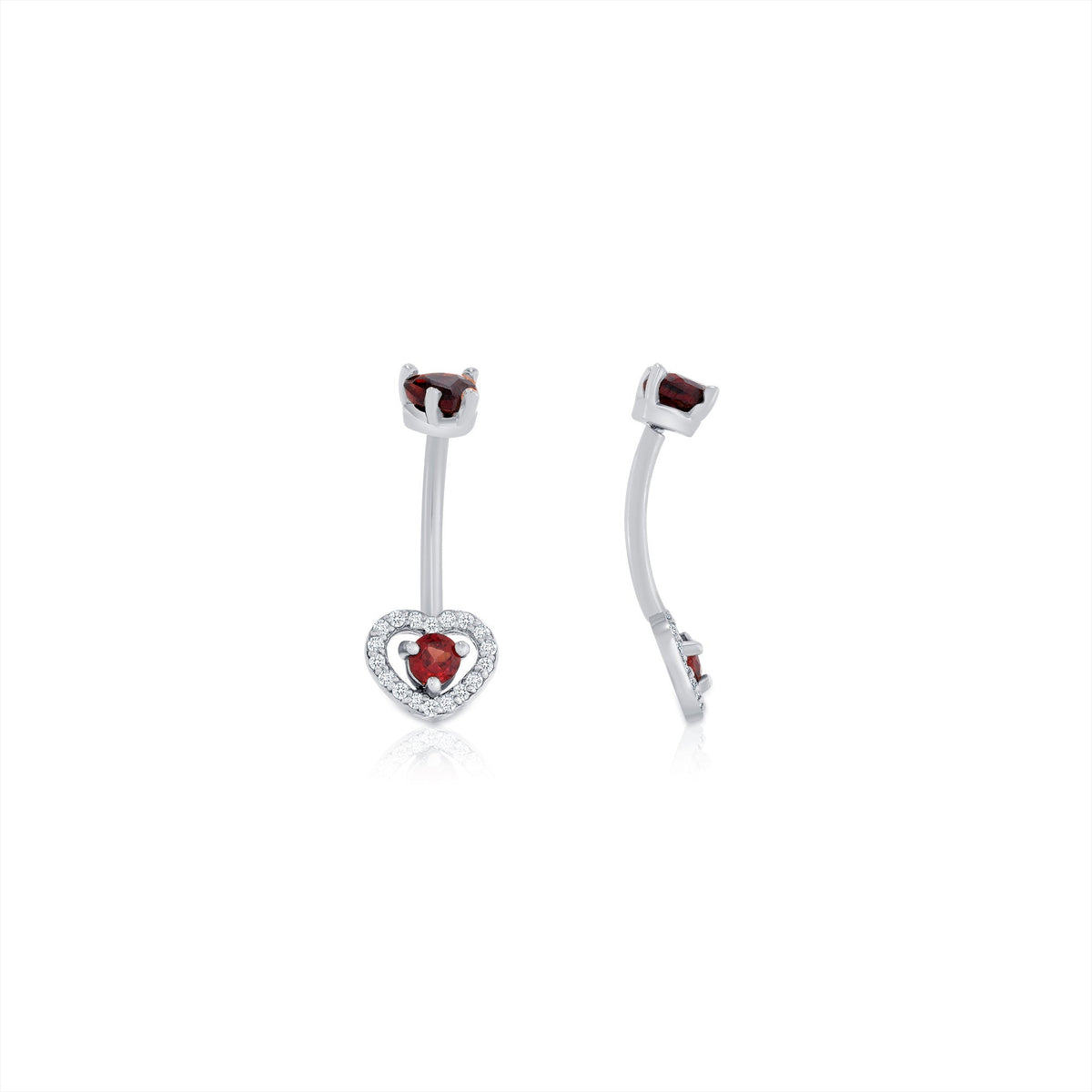 Heart Beauty Curved Barbell