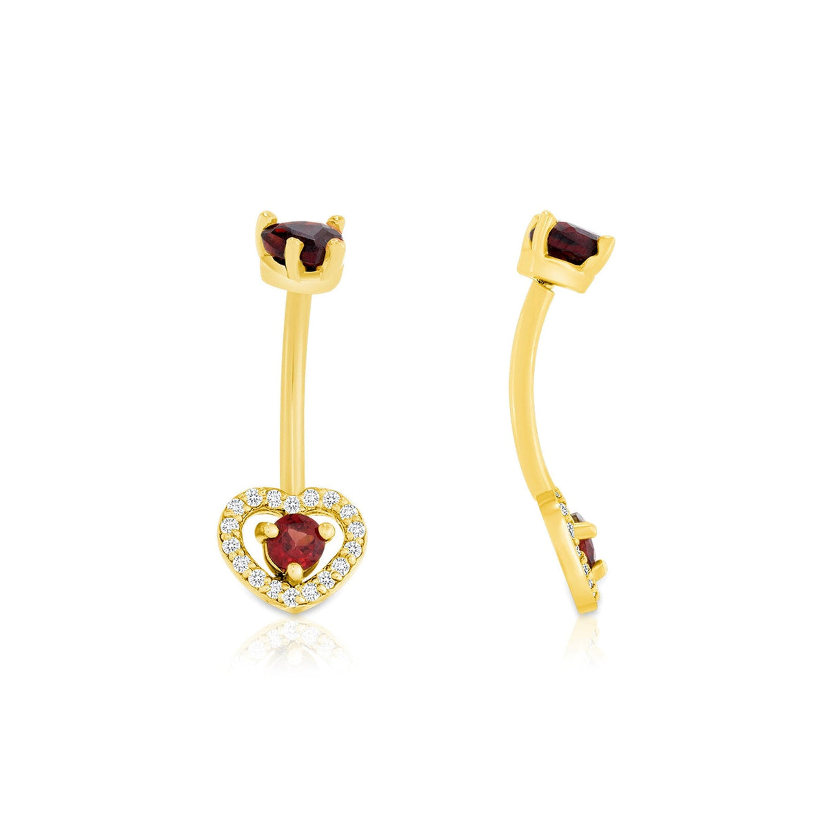 Heart Beauty Curved Barbell