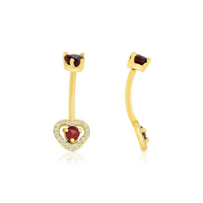 Heart Beauty Curved Barbell