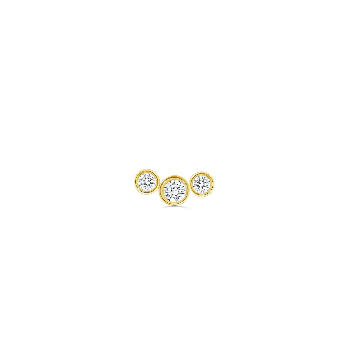 3 Gem Bezel Cluster End