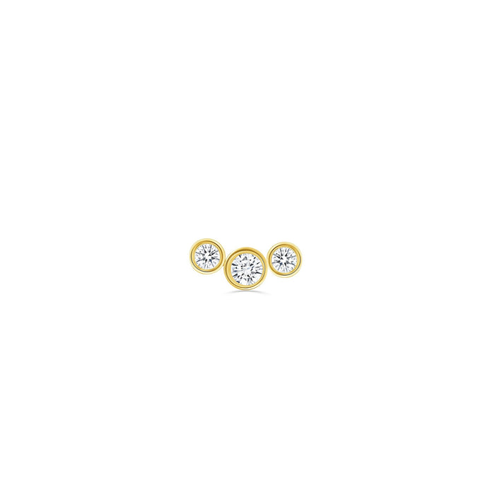 3 Gem Bezel Cluster End