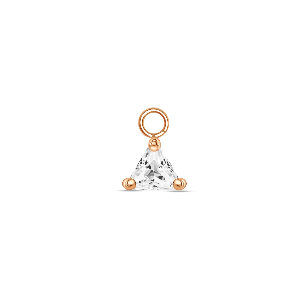Ornament Triangle Prong Charm