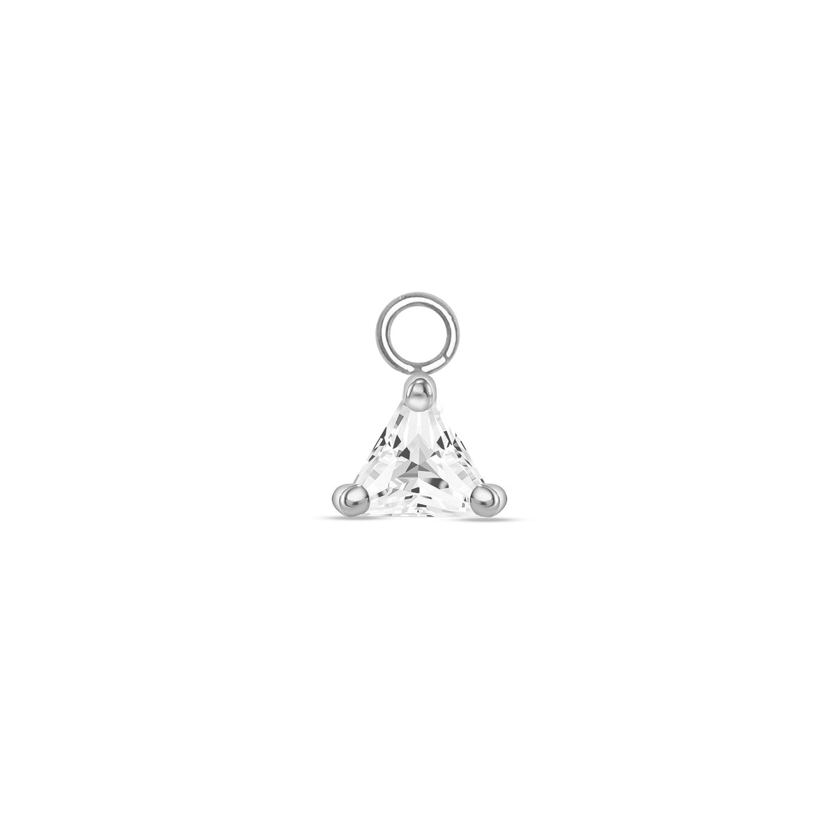 Ornament Triangle Prong Charm