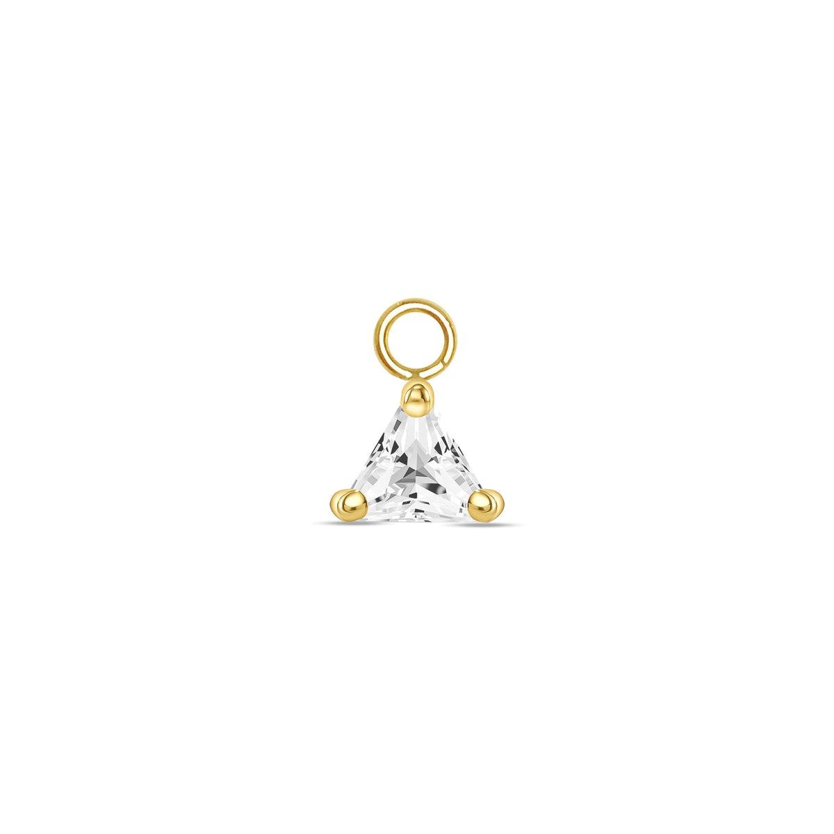 Ornament Triangle Prong Charm
