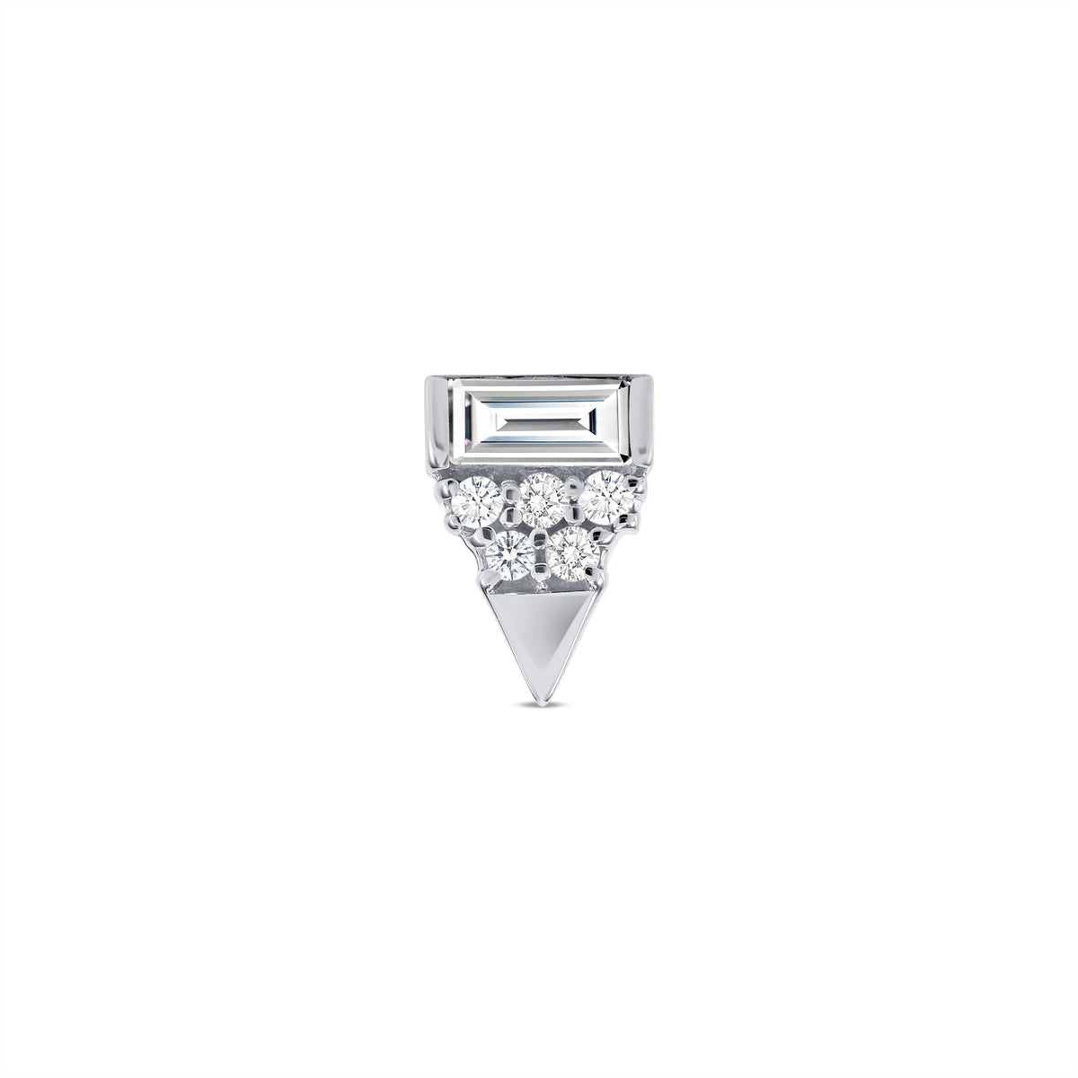 Triangle With Baguette End