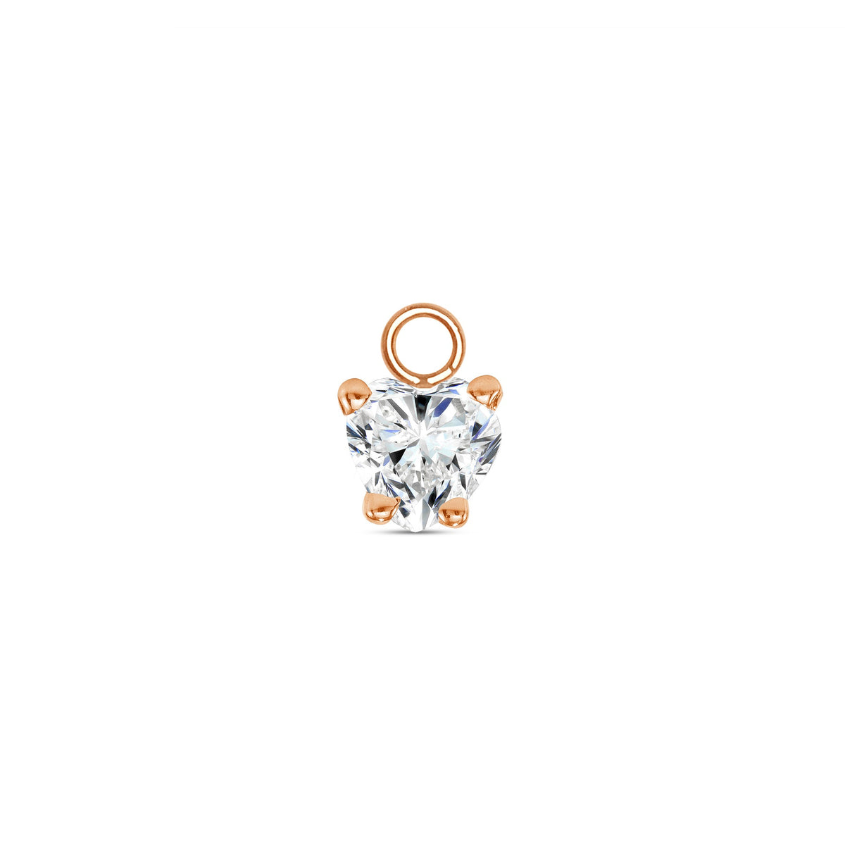 Heart Prong Charm