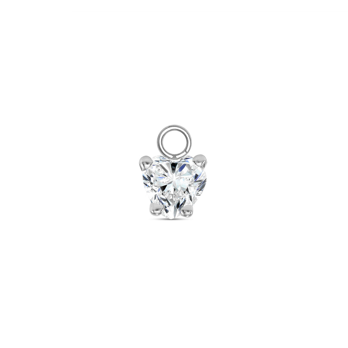 Heart Prong Charm