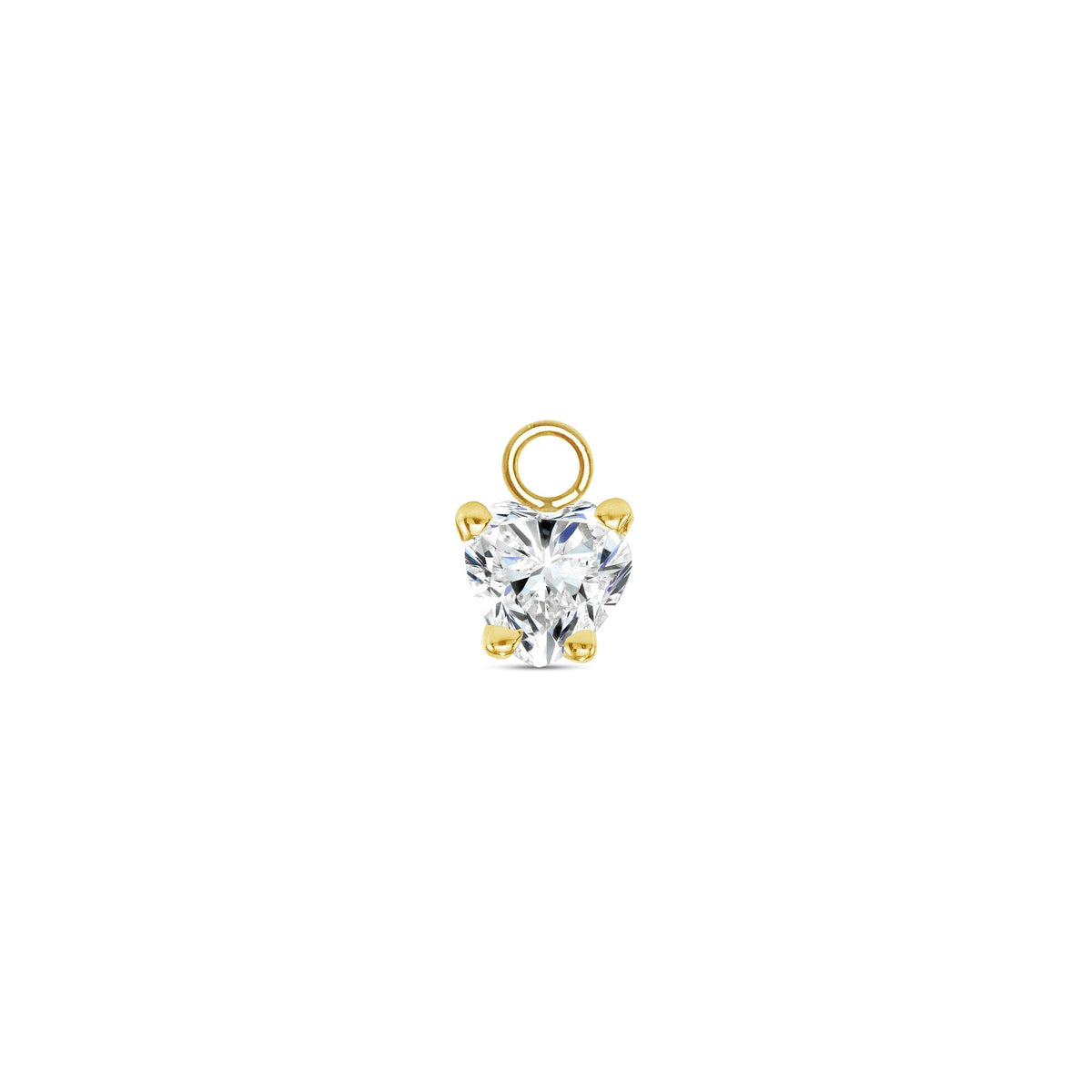 Heart Prong Charm