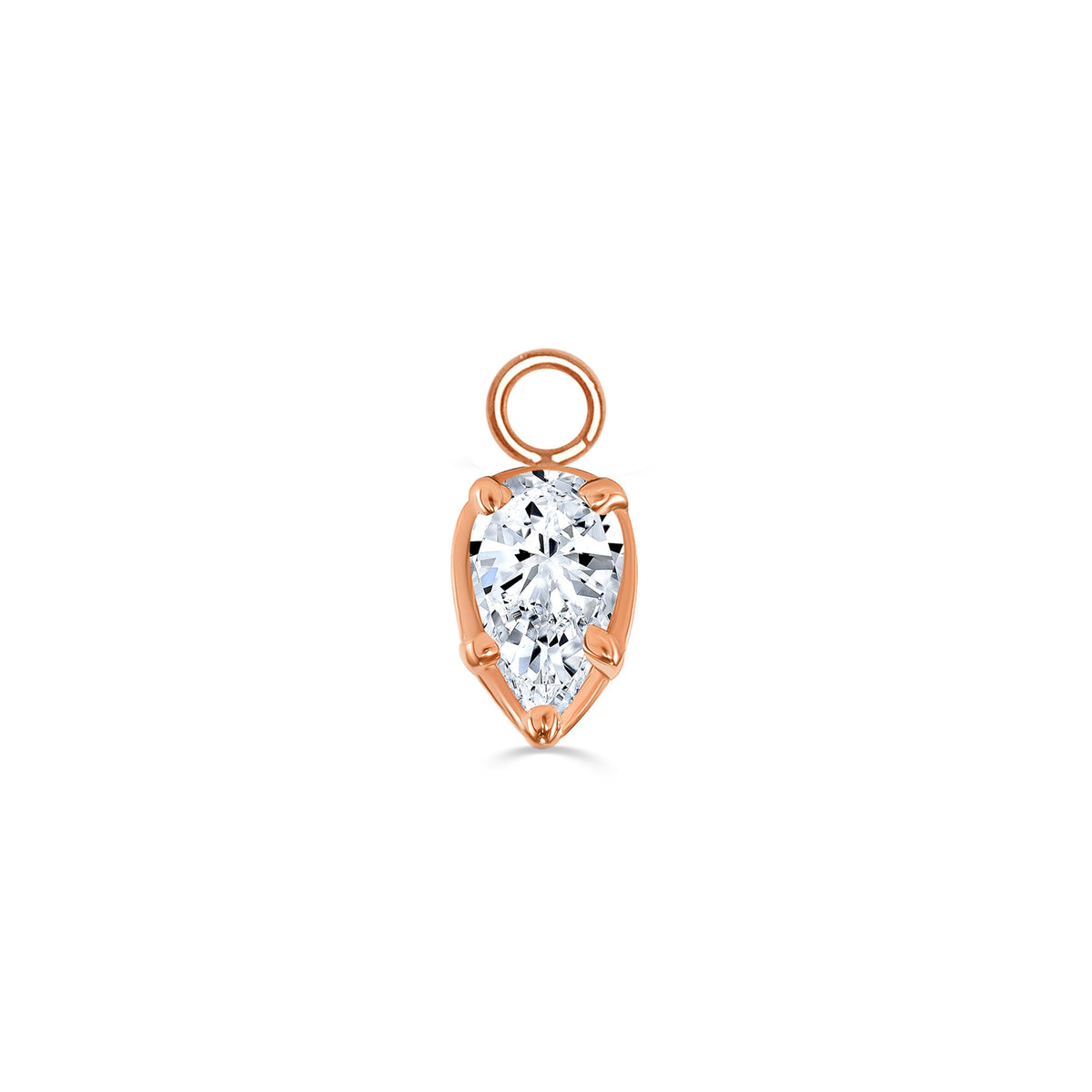 Ornament Pear Prong Charm