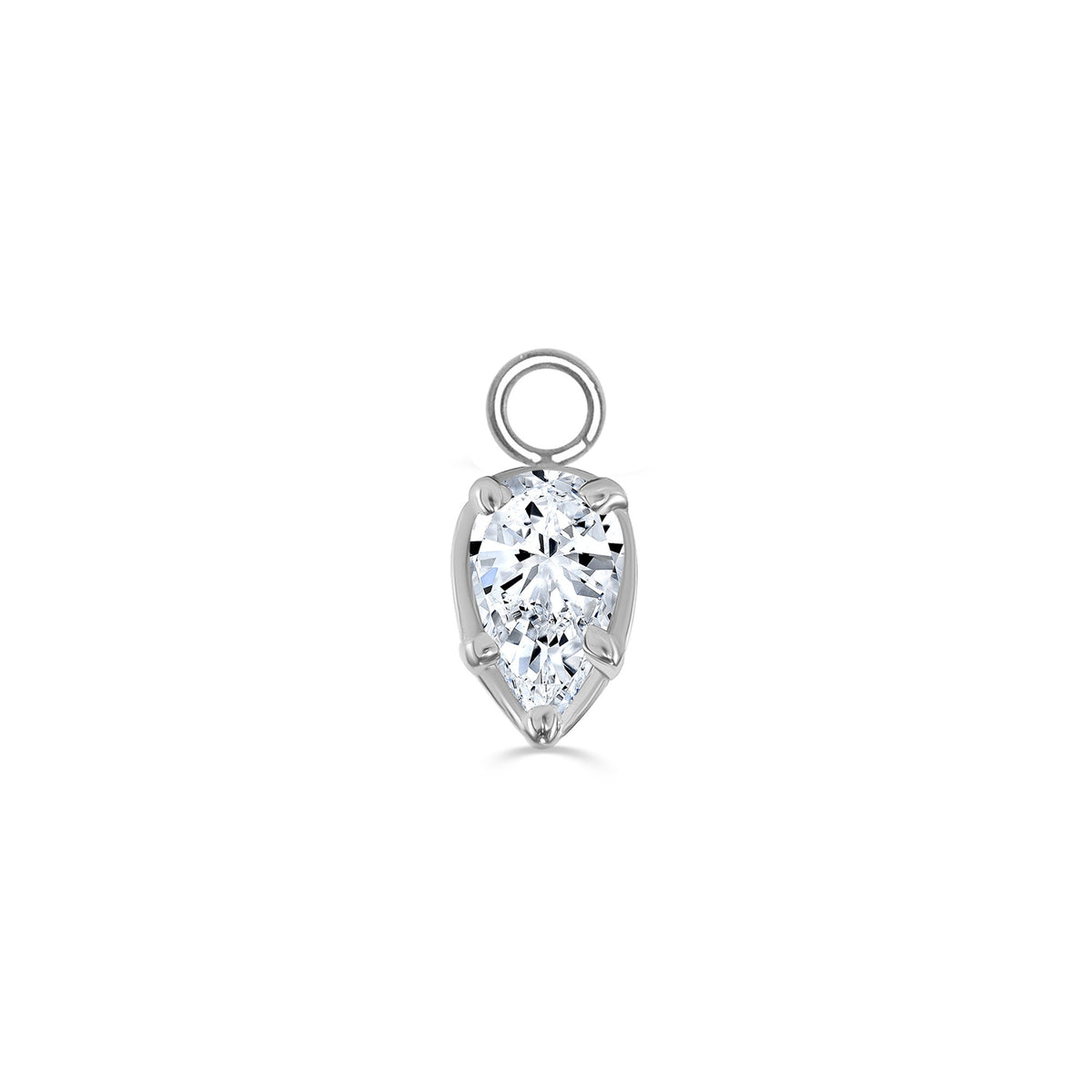 Ornament Pear Prong Charm