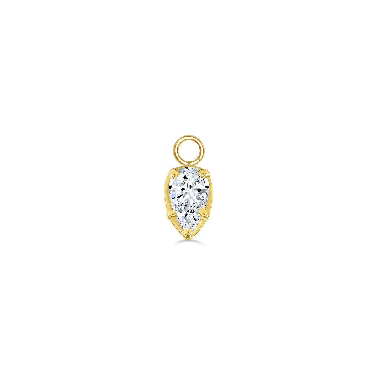 Ornament Pear Prong Charm