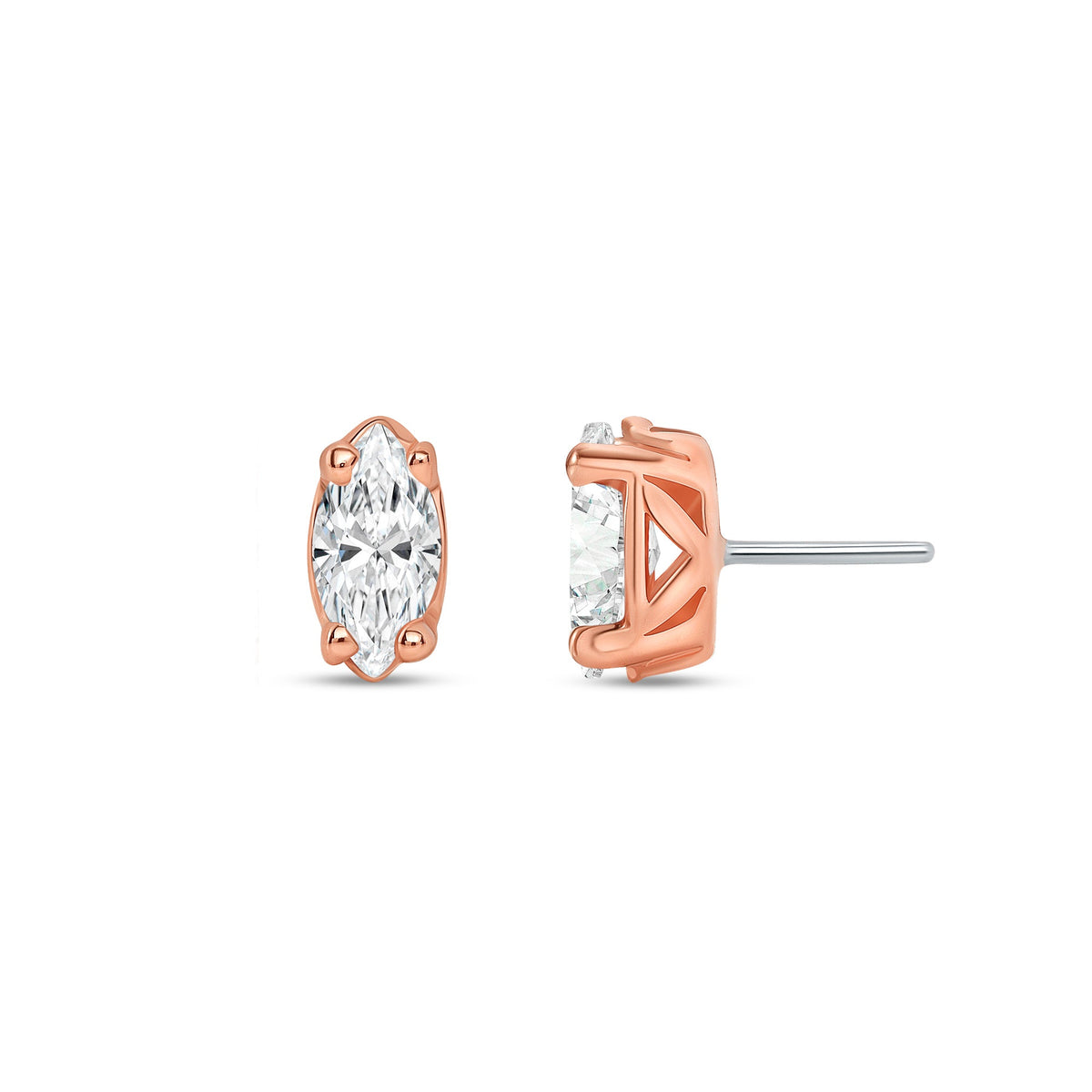 Ornament Marquise Prong End