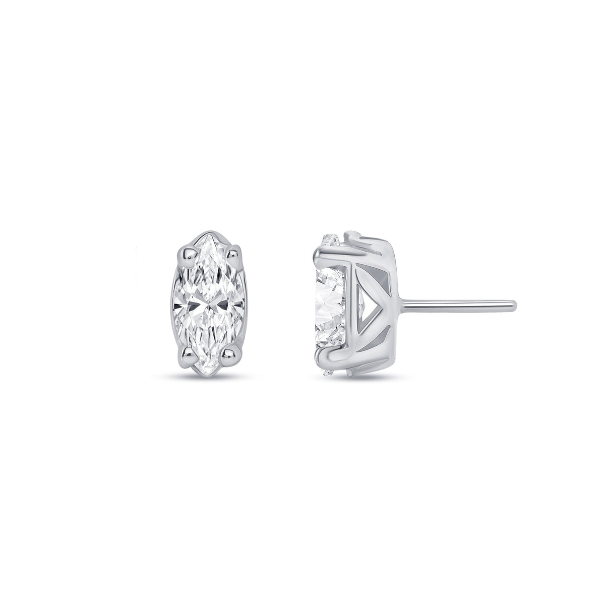 Ornament Marquise Prong End