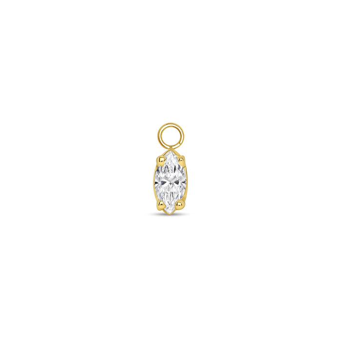 Ornament Marquise Prong Charm