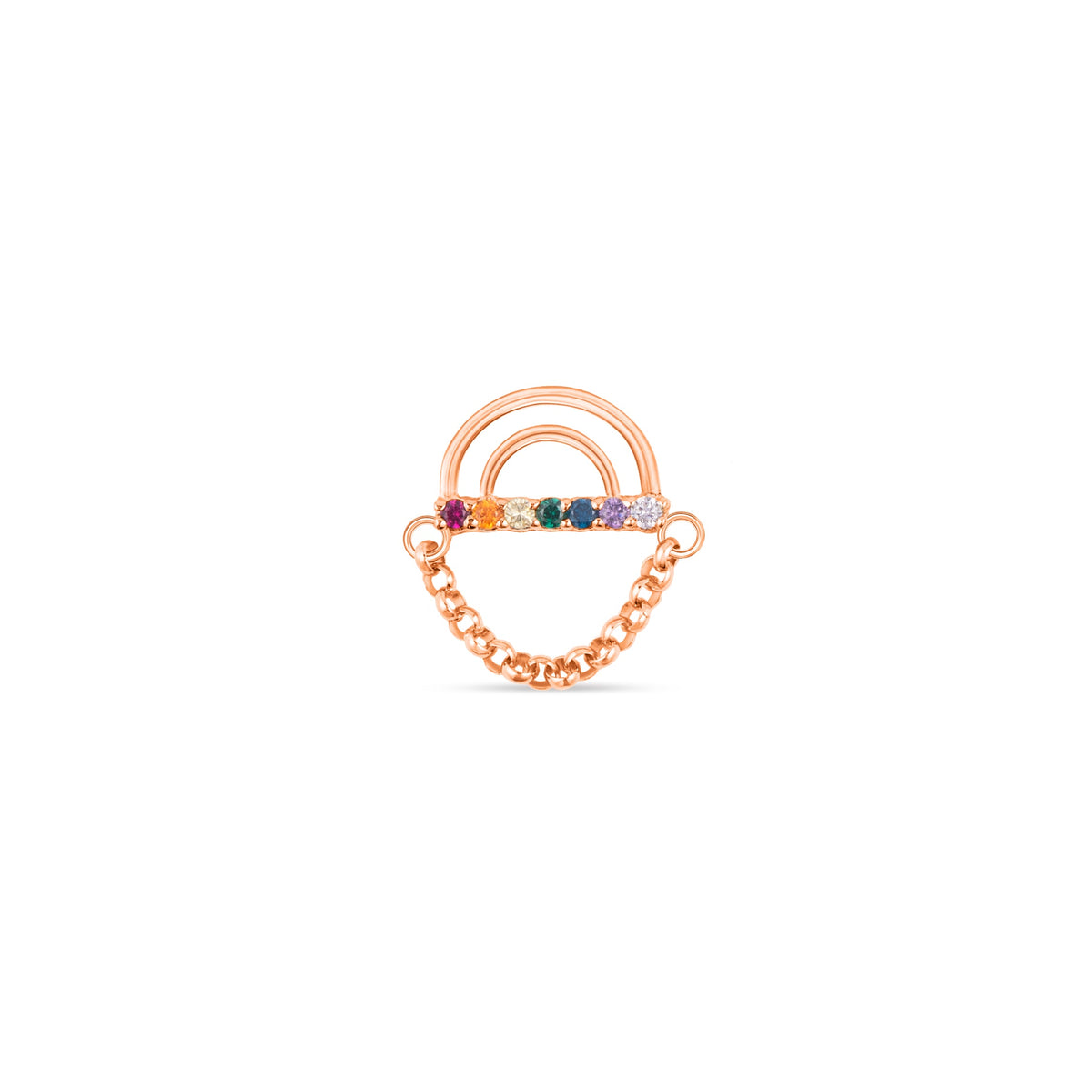 Rainbow with Rolo Chain