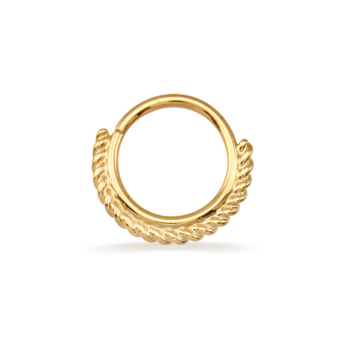One-Sided Filigree Seamless Ring
