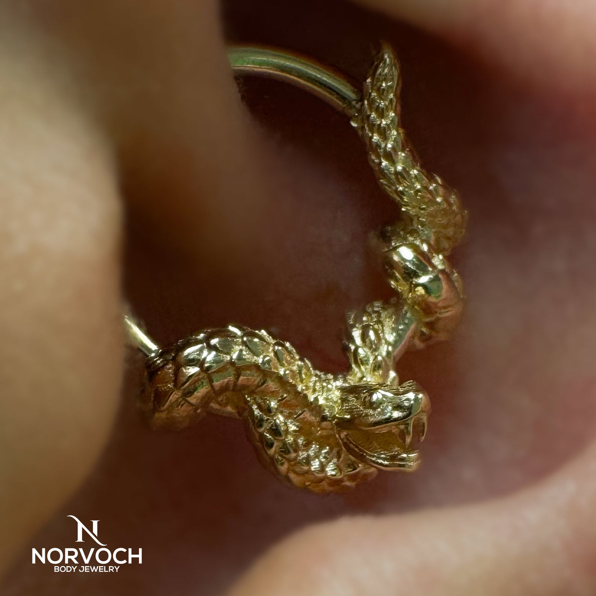 Rattlesnake Seamless Ring