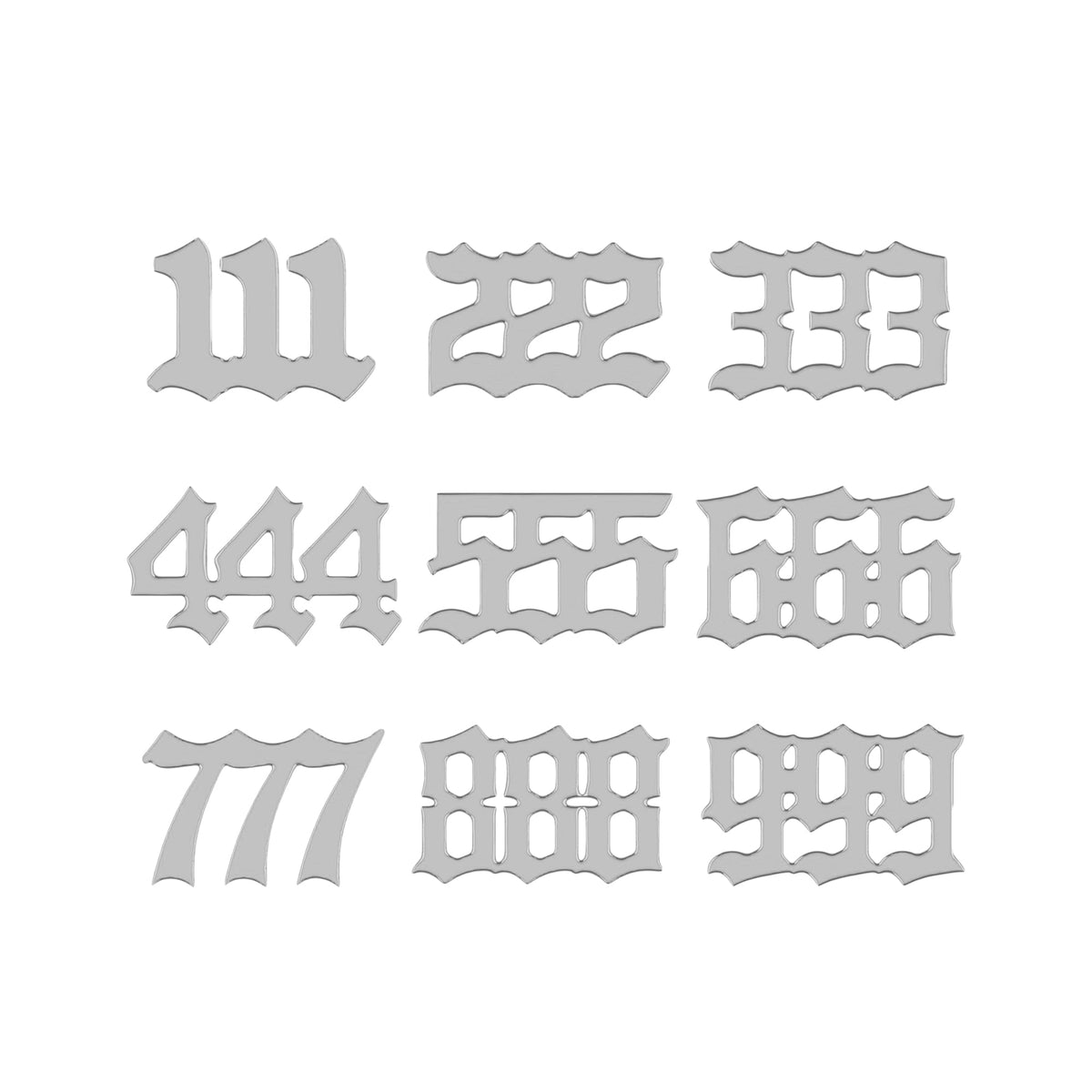 Angel Numbers Tooth Jewelry