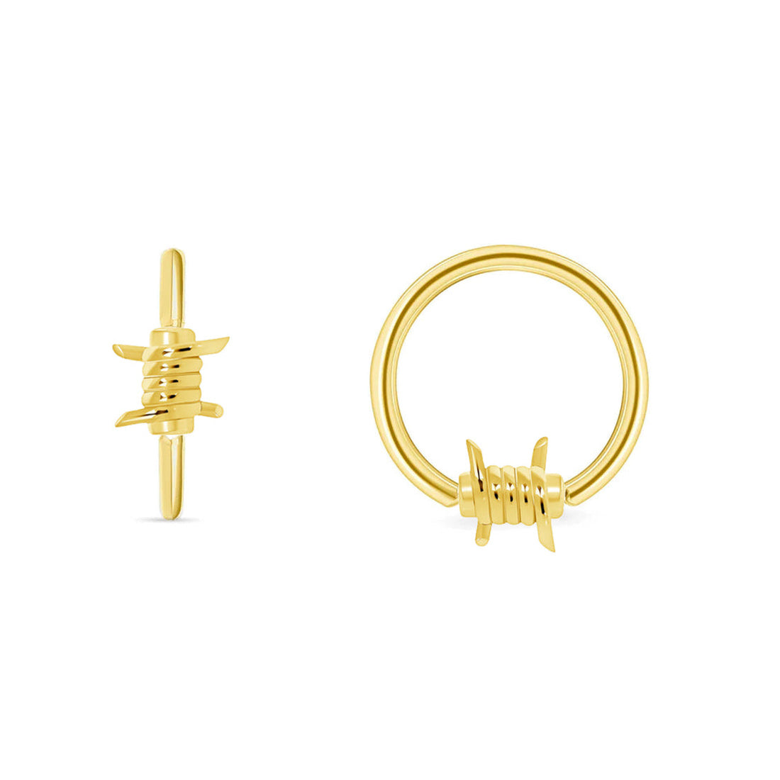 Barbed Wire Seamless Ring