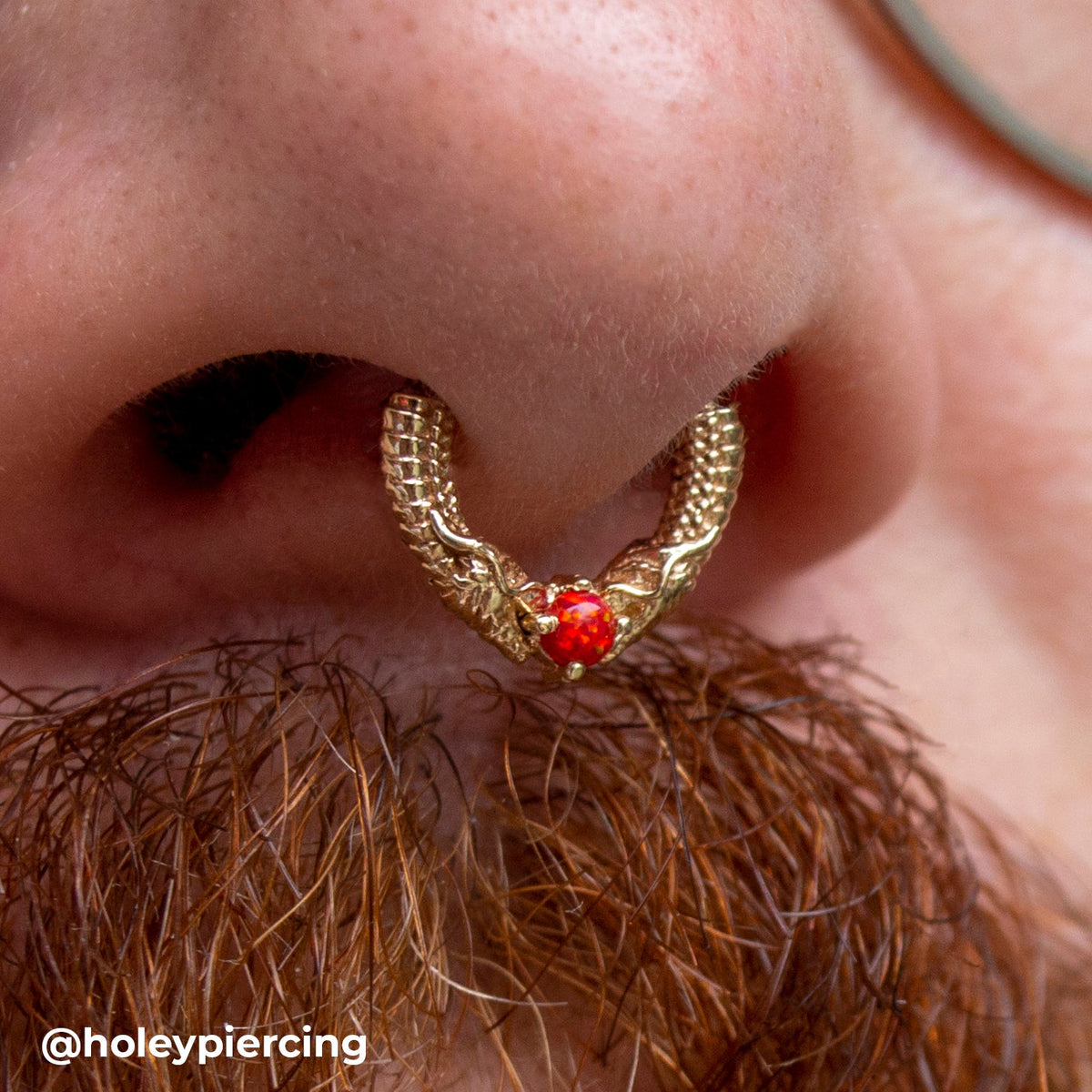 Chinese Dragon Seamless Ring