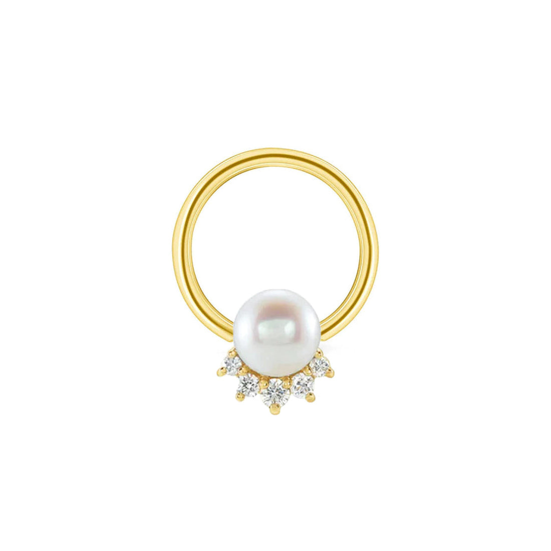 Pearl Star Seamless Ring