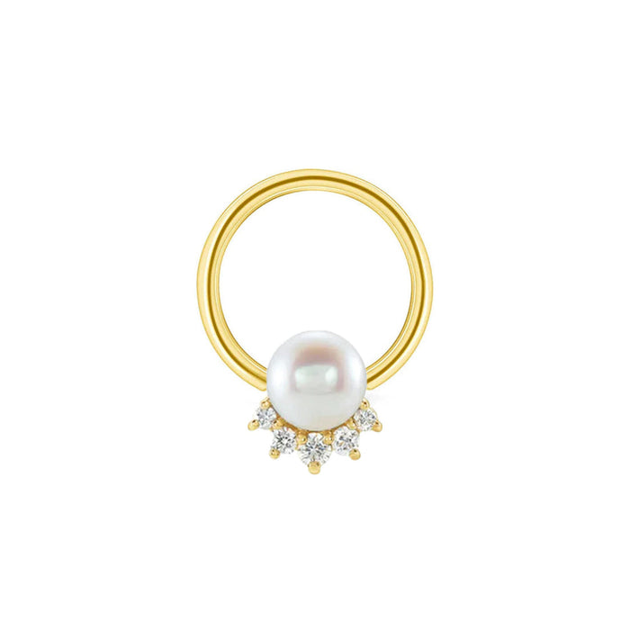 Pearl Star Seamless Ring