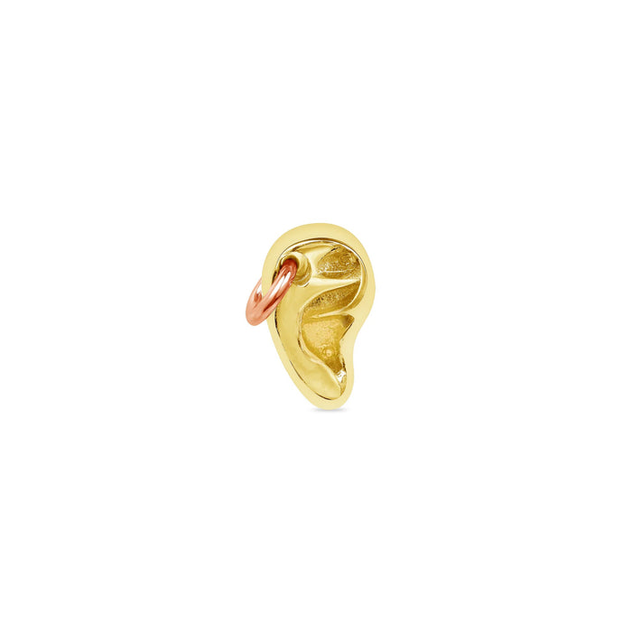 Mixed Metals Pierced Ear End