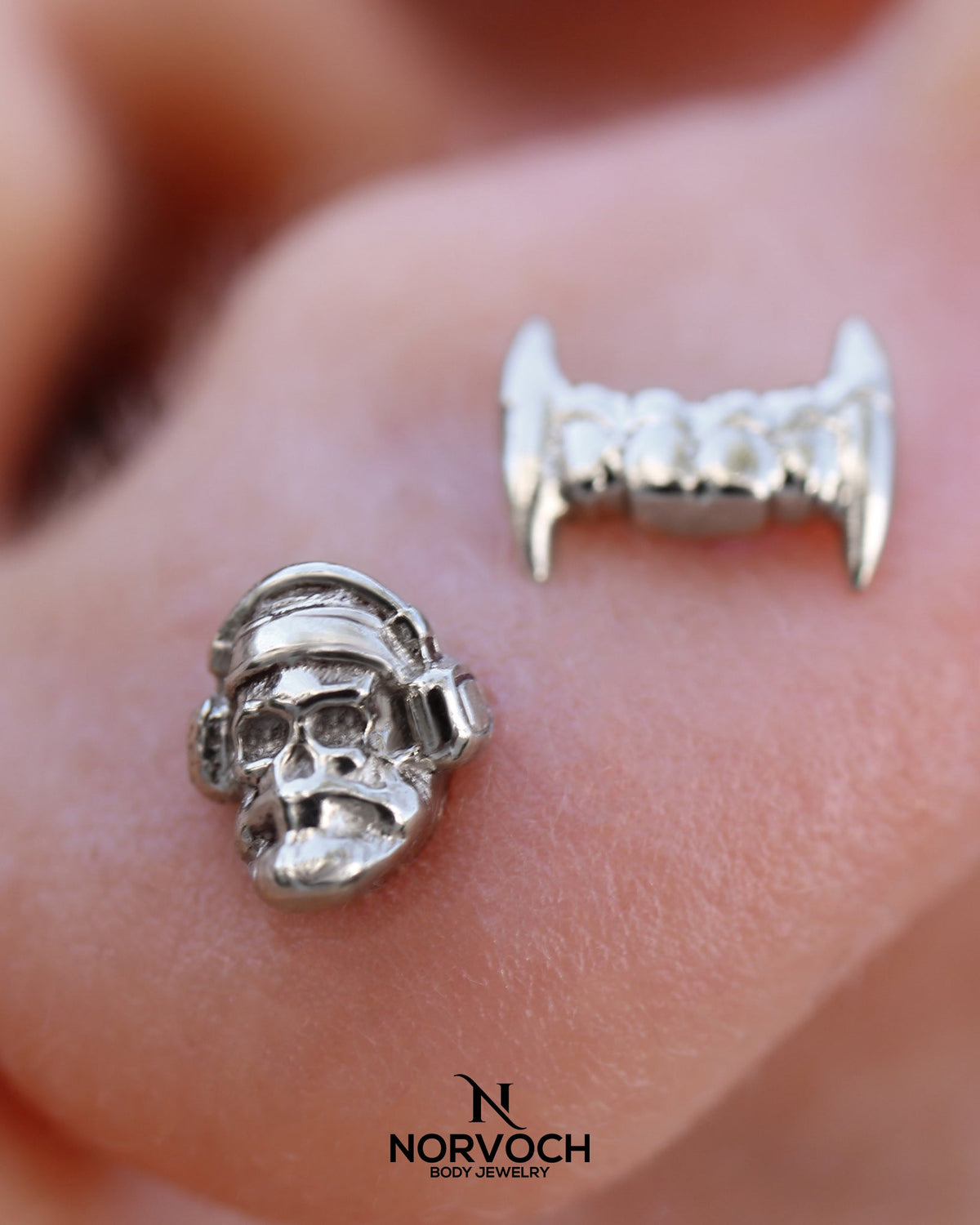 Skull with Headphones End