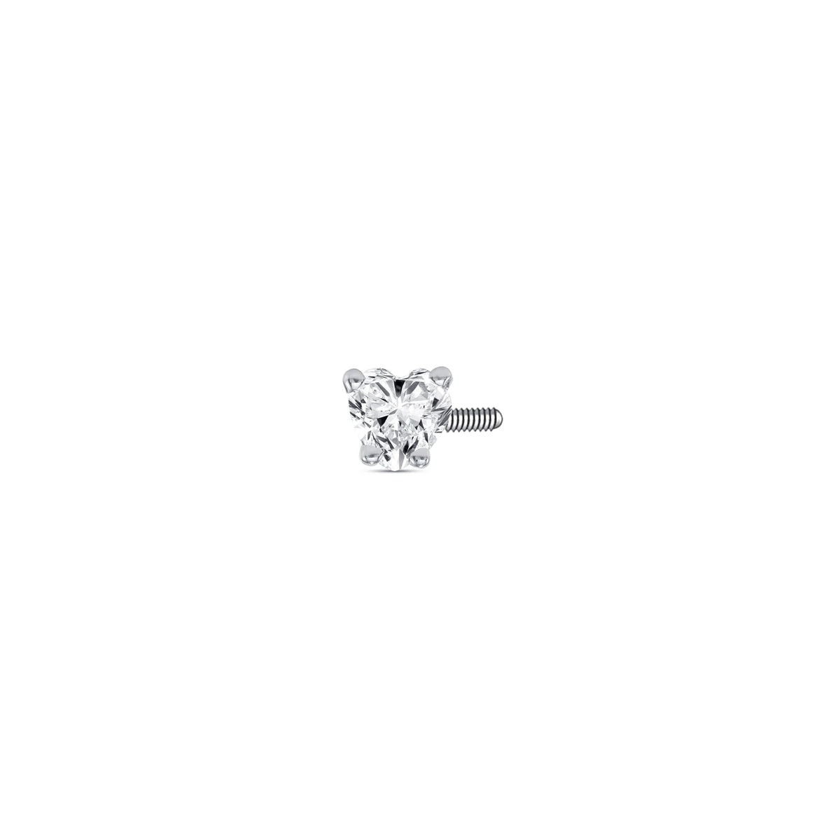 Heart Prong Side Pin